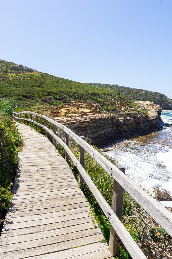 Boardwalk along Bouddi Coastal Walk, Central Coast NSW