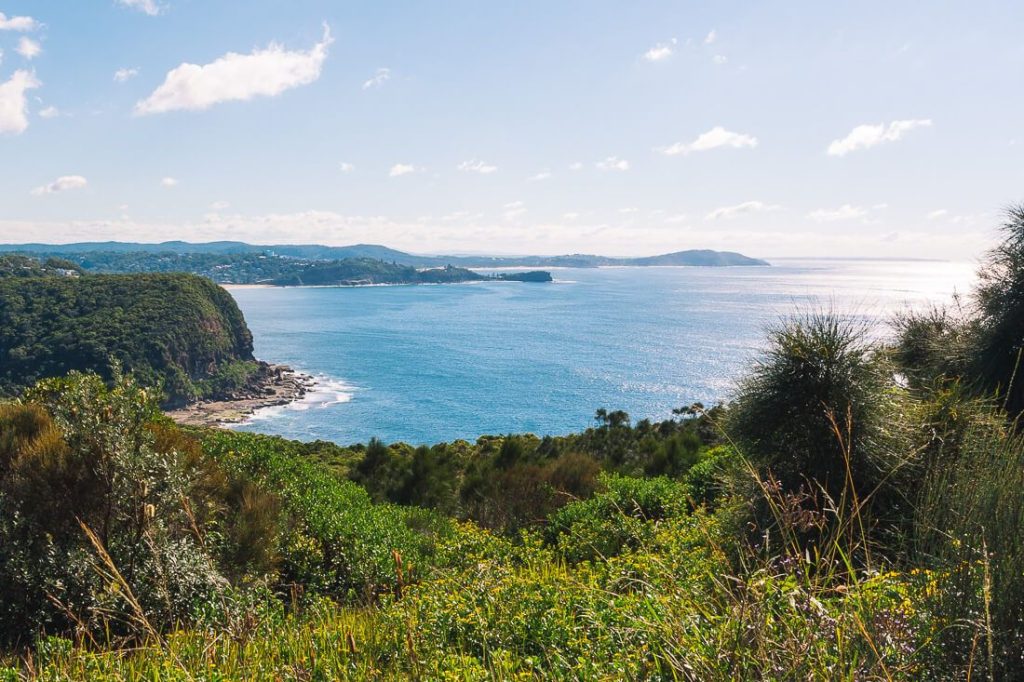 Captain Cooklookout with sweeping ocean views near Copacabana Beach NSW