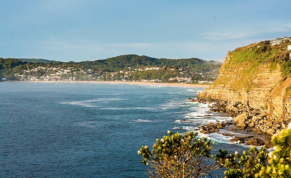 View from the Skillion towards Avoca Beach