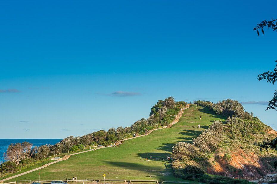 Walking track leading up the Skillion at Terrigal Haven