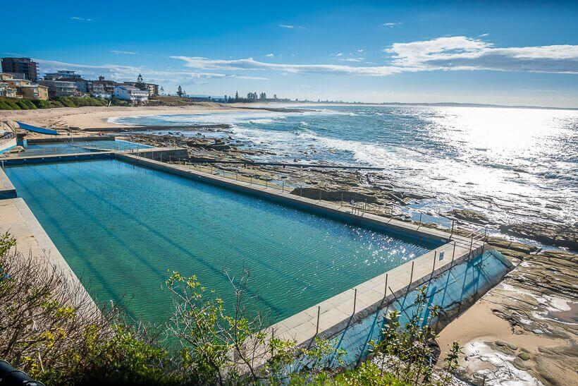 The Entrance baths on the Central Coast