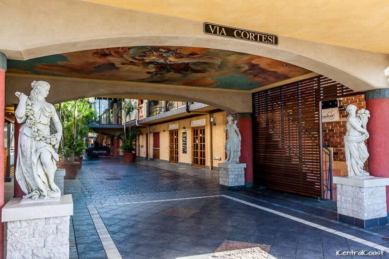 Via Cortesi arcade at Ettalong Markets in Ettalong Beach
