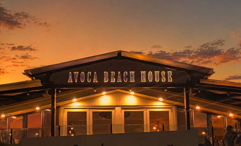 avoca beach house sunset 768x464