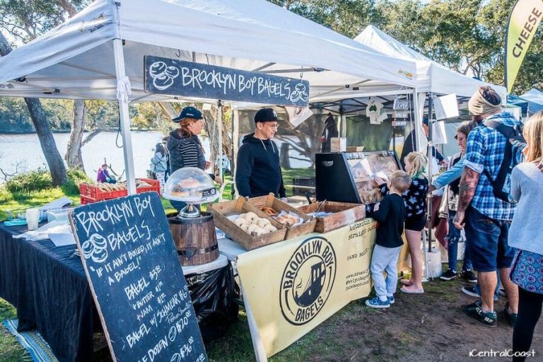 avoca beachside markets bagel stall 768x512