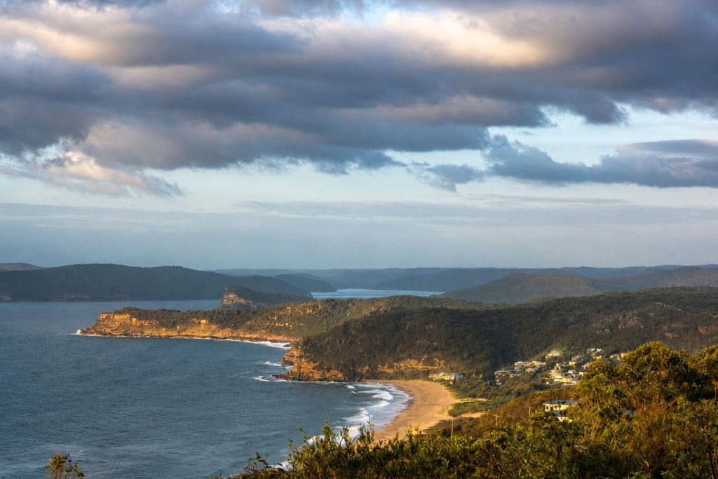 Coastal views across Bouddi National Park and its beaches on the Central Coast.
