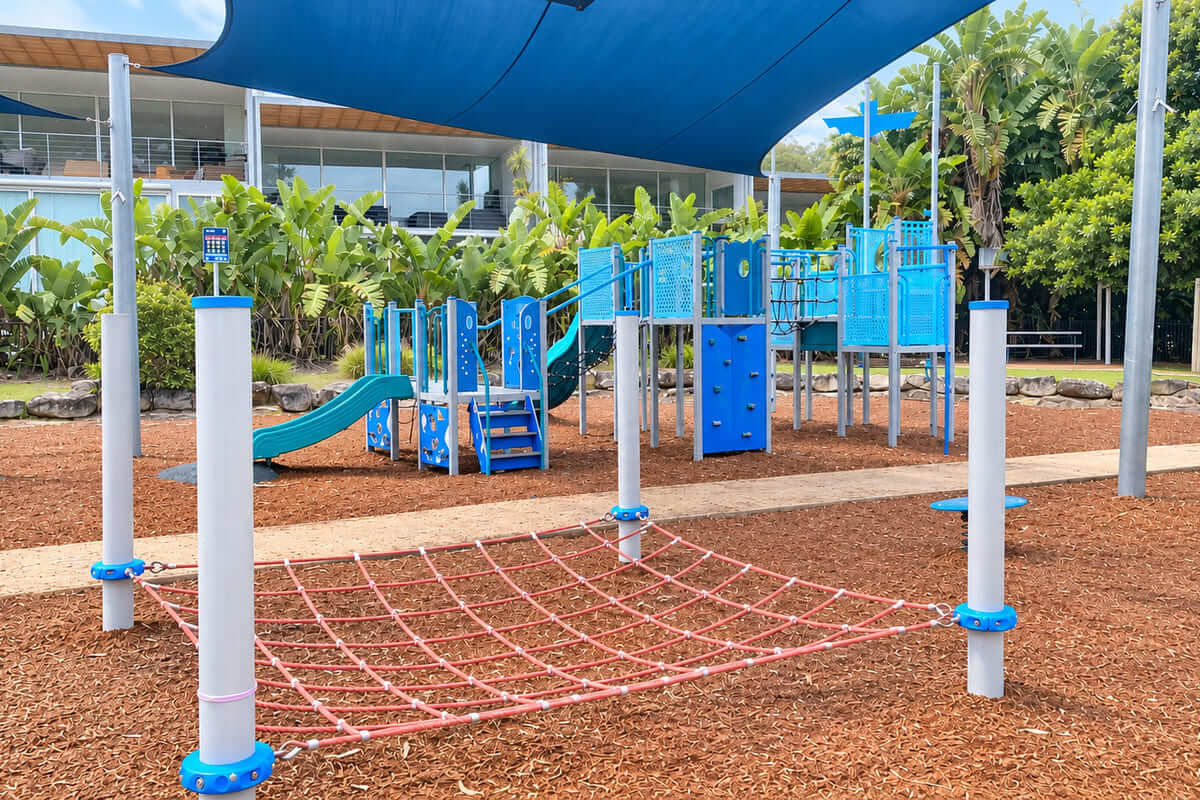 Avoca Beach playground climbing equipment